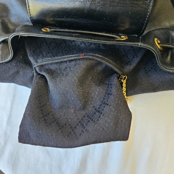 EUC Gucci Bamboo Backpack Leather Mini Black - Picture 13 of 13